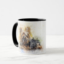 Personalised Watercolor Yorkshire Terrier Coffee