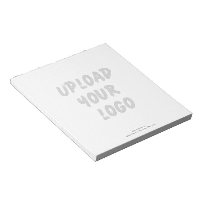 Personalised Watermark Logo Notepad (Angled)