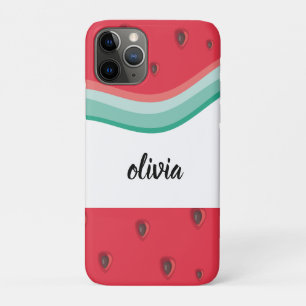 Personalised watermelon iPhone 11 pro case