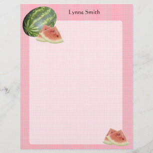 Personalised Watermelon Letterhead