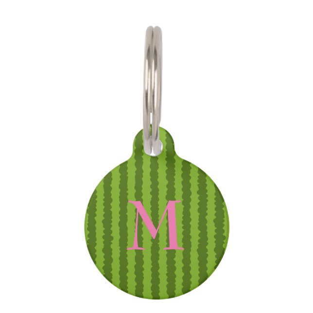 Personalised Watermelon Pet Tag (Front)