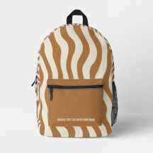 Personalised Wavy Stripe Backpack
