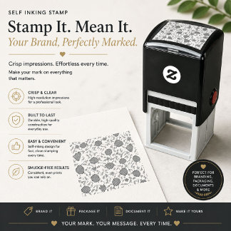 Personalised Wax Seal Self-Inking Stamp