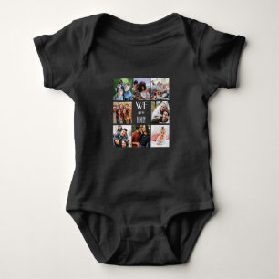 Personalised "We Are Family" Photo Template Baby Bodysuit