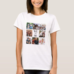 Personalised "We Are Family" Photo Template T-Shirt