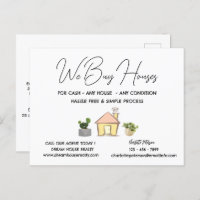 Personalised We Buy Houses Real Estate Promotional