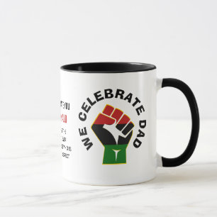 Personalised WE CELEBRATE DAD Fathers Day  Mug