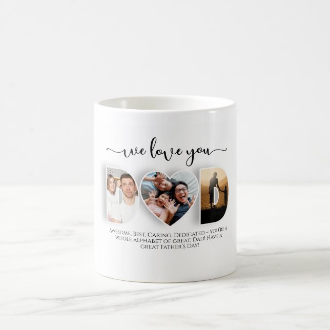 Personalised We Love You Dad Mug (Center)