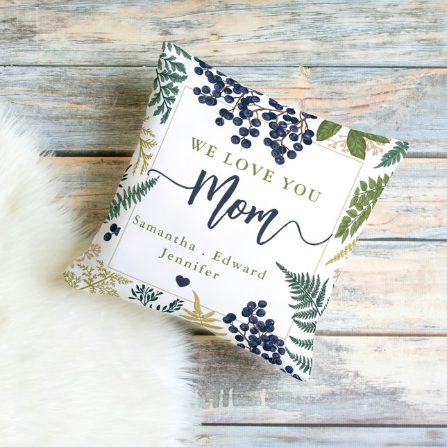 Personalised We Love You Mum Throw Pillow | Gift (Creator Uploaded)