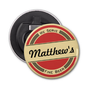 Personalised We Serve Fine Beer Bottle Opener