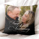Personalised Wedding Anniversary Cushion<br><div class="desc">Celebrate your love with our Personalised Wedding Anniversary Throw Pillow,  featuring an elegant design with a couple's photo and chic calligraphy. This simple yet stylish keepsake makes a thoughtful wedding anniversary gift,  perfect for adding a personalised touch to your home and cherishing your special memories!</div>