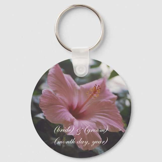 Personalised Wedding / Anniversary - keychain (Front)