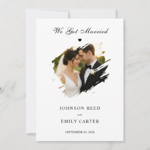 Personalised Wedding Announcement Card