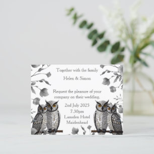 Personalised Wedding  Announcement Postcard