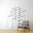 Personalised wedding backdrop | wedding tapestry