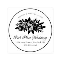 Personalised Wedding Business Logo Floral Bouquet