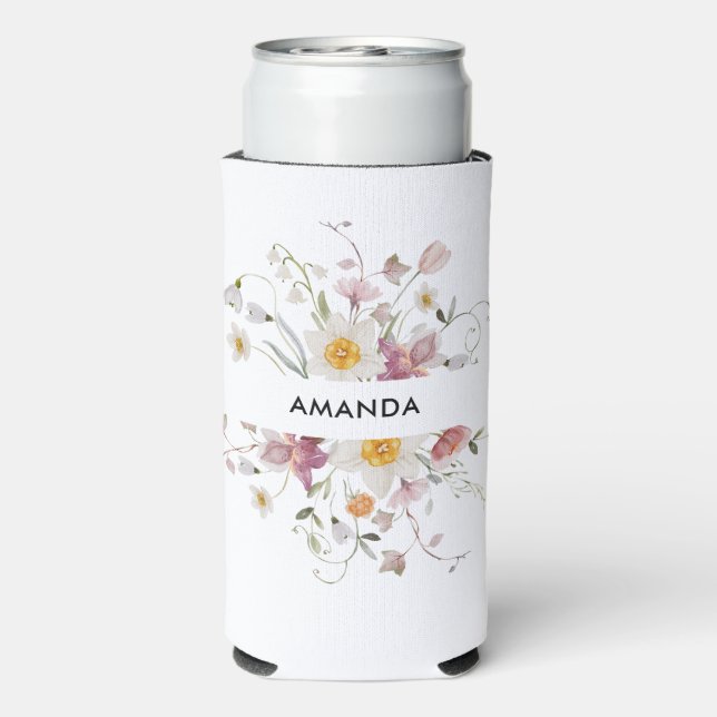 Personalised Wedding  Can Cooler (Seltzer Back)