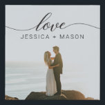 Personalised Wedding Canvas Art<br><div class="desc">Capture the love from the most amazing day with this beautiful canvas art. Easily edit with photo and names. This makes a great wedding gift or keepsake from your special day!</div>