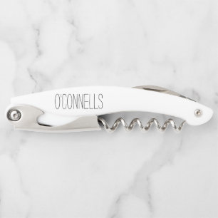 personalised wedding corkscrew
