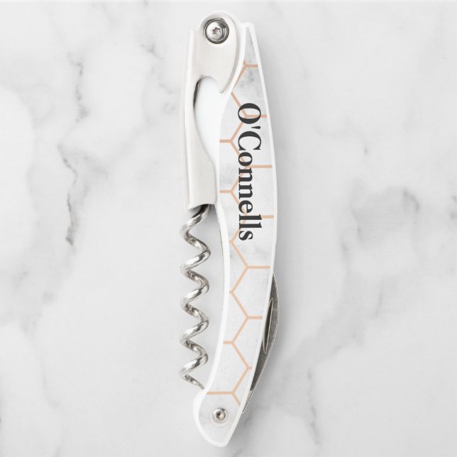 personalised wedding corkscrew (Front)