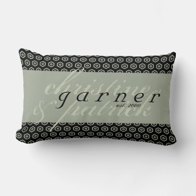 Personalised Wedding Cotton Pillow (Front)