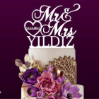 Personalised Wedding Couple Cake Topper