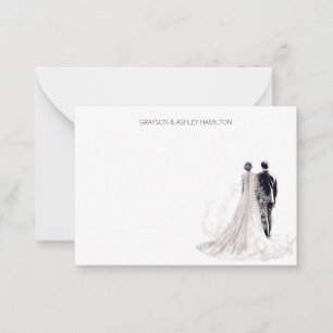 Personalised Wedding Couple Card