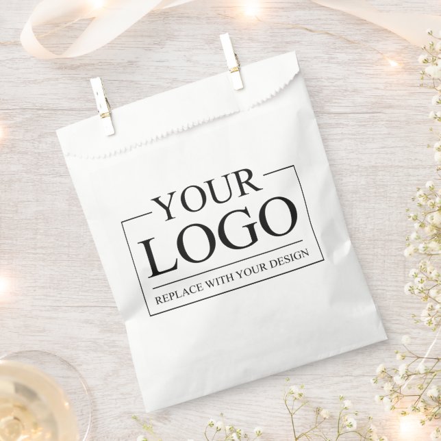 Personalised Wedding Custom Idea Add Logo Favour Bag (Clipped)