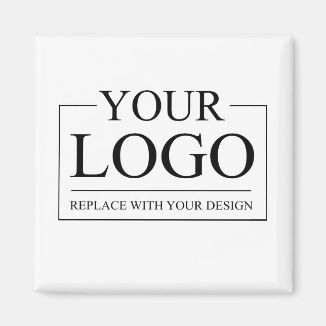 Personalised Wedding Custom Idea Add Logo Magnet (Front)