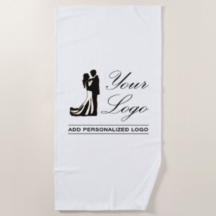 Personalised Wedding Custom Idea Add Your Design Beach Towel