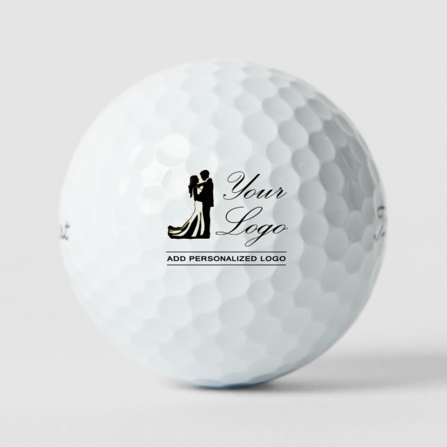 Personalised Wedding Custom Idea Add Your Design Golf Balls (Front)