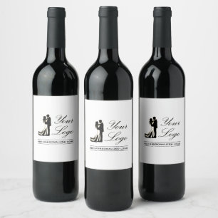 Personalised Wedding Custom Idea Add Your Design Wine Label