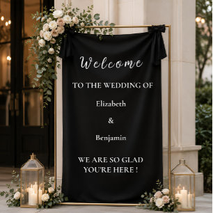 Personalised Wedding Decor Rehearsal Party Welcome Banner