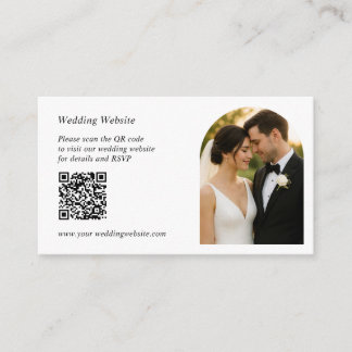 Personalised Wedding Enclosure Card