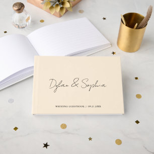 Personalised Wedding Engagement and Anniversary Guest Book