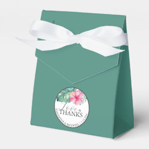 Personalised Wedding Favour Boxes Emerald Green
