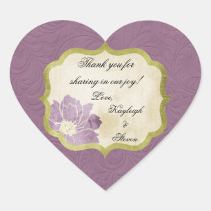 Personalised Wedding Favour Stickers