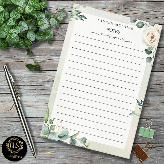 Personalised Wedding Florals Post-it Notes (Creator Uploaded)