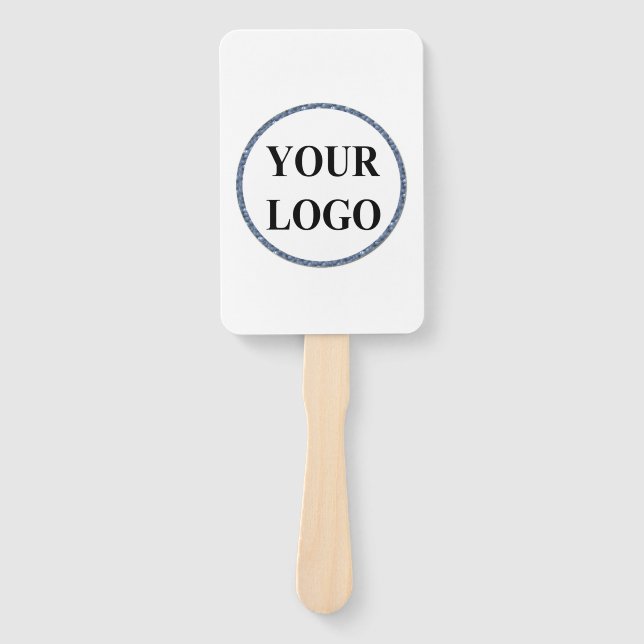 Personalised Wedding Gift Customised Idea LOGO Hand Fan (Front)
