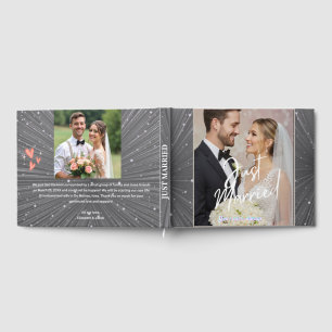  Personalised Wedding Guest Book with Couple Photo