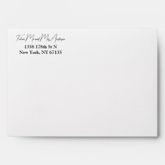 Personalised Wedding Invite Envelope