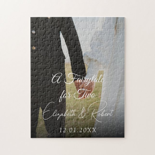 Personalised Wedding  Jigsaw Puzzle (Vertical)