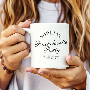 Personalised wedding keepsake mug for bridesmaids
