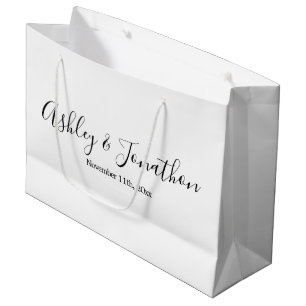 Personalised Wedding Large Gift Bag
