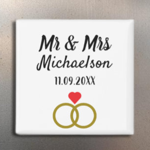 Personalised Wedding Magnet