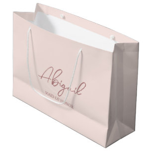 Personalised Wedding Party Name Gift Paper Bag