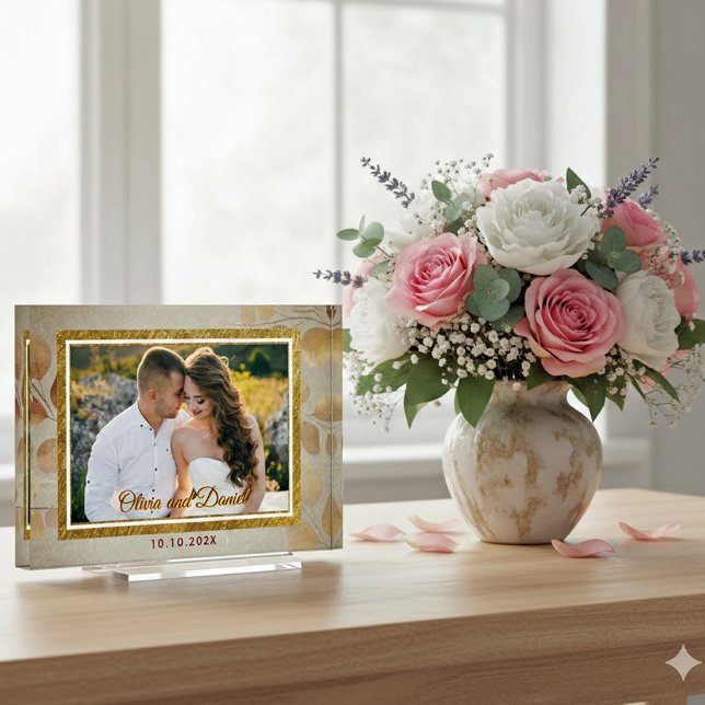 Personalised Wedding Photo | Custom Couple Keepsak Block (Creator Uploaded)