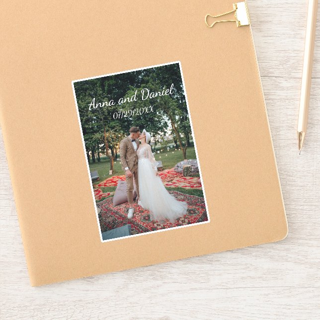 Personalised Wedding Photo Design (Notebook)