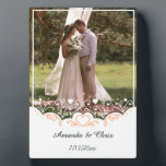 Personalised wedding Photo save name and date Plaque<br><div class="desc">Looking for a unique gift idea, these personalised car air fresheners/Christmas ornament will make an amazing gift. Personalised with your photos. These durable felt products are printable from both sides. The perfect gift for any occasion, Mother's Day, Father's Day, birthday, teachers, wedding gift or any occasion. *** if you encounter...</div>