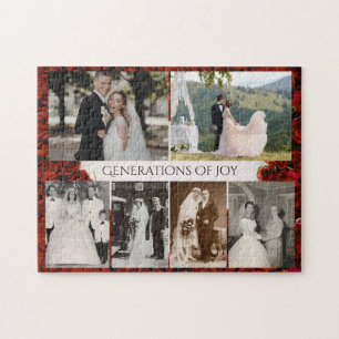 Personalised Wedding Photos Generations of Joy Jigsaw Puzzle